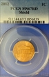 2012 1C Shield MS67RD