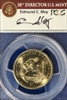 (2009) $1 Missing Edge Lettering Native American Moy Signature MS67