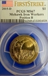 2015-D $1 Native American, Position B First Strike MS67