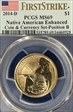 2014-D $1 Native American Enhanced Coin & Currency Set-Position B 1st Strike SP69