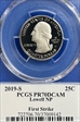 2019-S 25C Lowell NP First Strike Cleveland Eagle with Sun PR70DCAM
