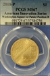 2018-P $1 American Innovation Series  Washington-Signed 1st Patent Position B MS67