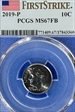 2019-P 10C First Strike MS67FB
