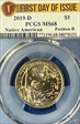 2019-D $1 Native American Position B First Day of Issue MS68