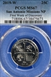 2019-W 25C San Antonio Missions NP First Week of Discovery MS67