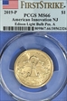 2019-P $1 American Innovation NJ Edison Light Bulb Pos. A First Strike MS66