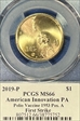 2019-P $1 American Innovation PA Polio Vaccine 1953 Pos. A First Strike MS66