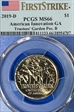 2019-D $1 American Innovation GA Trustees' Garden Pos. B First Strike MS66