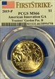 2019-P $1 American Innovation GA Trustees' Garden Pos. B First Strike MS66