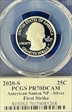 2020-S 25C American Samoa NP - Silver First Strike Cleveland Eagle with sun PR70DCAM