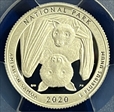 2020-S 25C American Samoa NP - Silver First Strike Cleveland Eagle with sun PR70DCAM