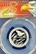 2020-S 25C Tallgrass Prairie NP - Silver First Strike Cleveland Eagle with sun PR70DCAM