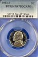 1983-S 5C PR70DCAM