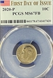 2020-P 10C First Day of Issue MS67FB