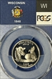 2004-S 25C Wisconsin PR70DCAM