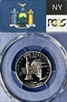 2001-S 25C New York PR70DCAM
