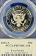 2021-S 50C First Strike Cleveland Eagle with Sun PR70DCAM