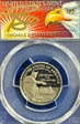 2021-S 25C Crossing the Delaware First Strike Cleveland Eagle with Sun PR70DCAM