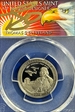 2021-S 25C Tuskegee Airmen NP First Strike Cleveland Eagle with Sun PR70DCAM