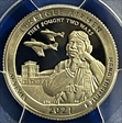 2021-S 25C Tuskegee Airmen NP First Strike Cleveland Eagle with Sun PR70DCAM