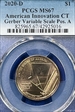 2020-D $1 American Innovation CT Gerber Variable Scale Pos. A MS67