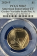2020-P $1 American Innovation CT Gerber Variable Scale Pos. A MS67