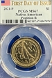 2021-P $1 Native American, Position B First Day of Issue MS67