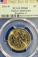 2021-D $1 Native American, Position A First Day of Issue MS68