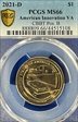 2021-D $1 American Innovation VA CBBT Pos. B MS66