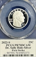 2022-S 25C Dr. Sally Ride-Silver First Strike Cleveland Eagle with Sun PR70DCAM