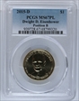 2015-D $1 Dwight D. Eisenhower Position B MS67PL