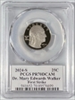 2024-S 25C Dr. Mary Edwards Walker First Strike  Cleveland Eagle with Sun PR70DCAM
