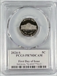 2024-S 5C First Day of Issue Cleveland Eagle with sun PR70DCAM