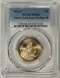 2013-P $1 Native American, Position B MS68