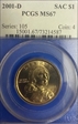 2001-D SAC$1 MS67