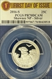 2016-S 25C Shawnee NP - Silver First Day of Issue PR70DCAM