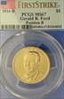 2016-D $1 Gerald R. Ford Position B First Strike MS67