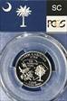 2000-S 25C South Carolina PR70DCAM