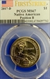 2017-D $1 Native American, Position B First Strike MS67