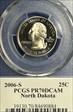 2006-S 25C North Dakota PR70DCAM