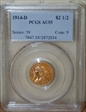 1914-D $2.50 AU55