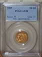 1927 $2.50 AU58