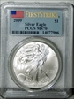 2009 $1 Silver Eagle First Strike MS70