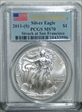 2011-(S) $1 Silver Eagle Struck at San Francisco First Strike MS70