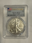 2022 $1 Silver Eagle First Strike MS70
