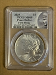 2025 $1 Peace Dollar First Strike MS69