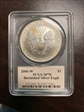 2006-W $1 Burnished Silver Eagle Thomas Cleveland Art Deco SP70