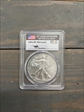 2012-W $1 Burnished Silver Eagle Mercanti Signature SP70