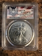 2019-W $1 Burnished Silver Eagle First Day of Issue SP70