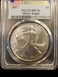 2017 $1 Silver Eagle First Strike MS70